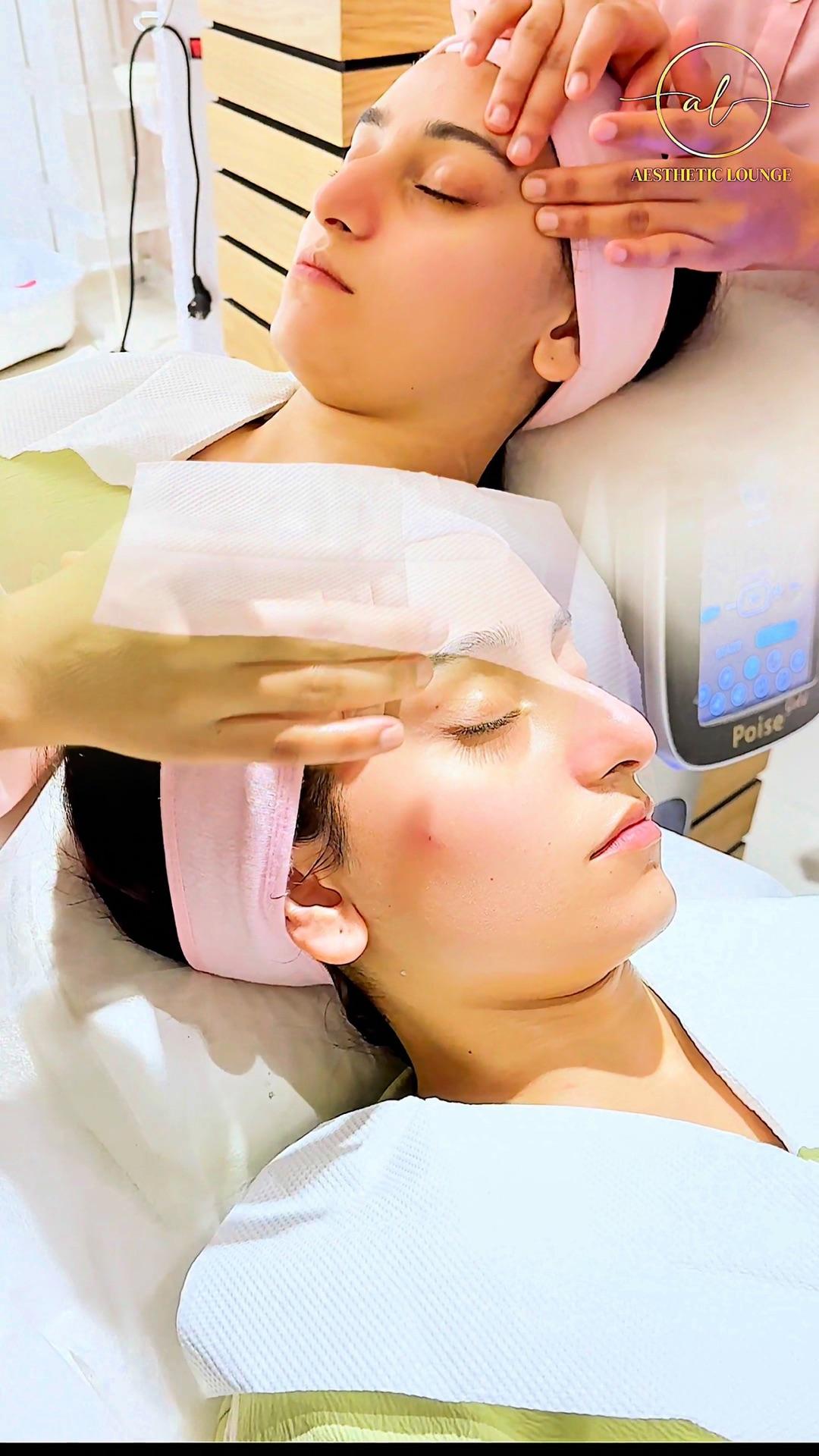 Doctor-supervised facial treatment at Aesthetic Lounge, DHA Lahore