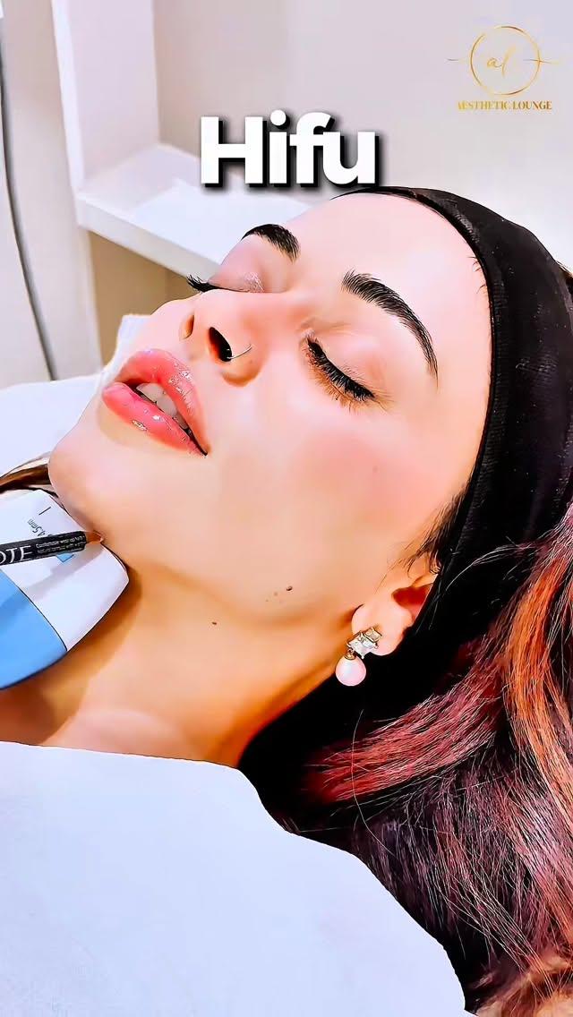 Lip treatment at Aesthetic Lounge